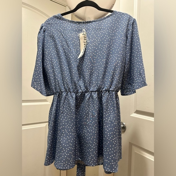 BloomChic Floral Print Ruffles Belted Blouse XL us14-16 - Picture 2 of 5